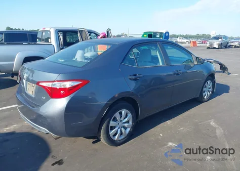 2015 Toyota Corolla Le из США, поврежденный, VIN 2T1BURHE3FC250364